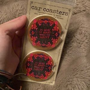 Natural life car coasters